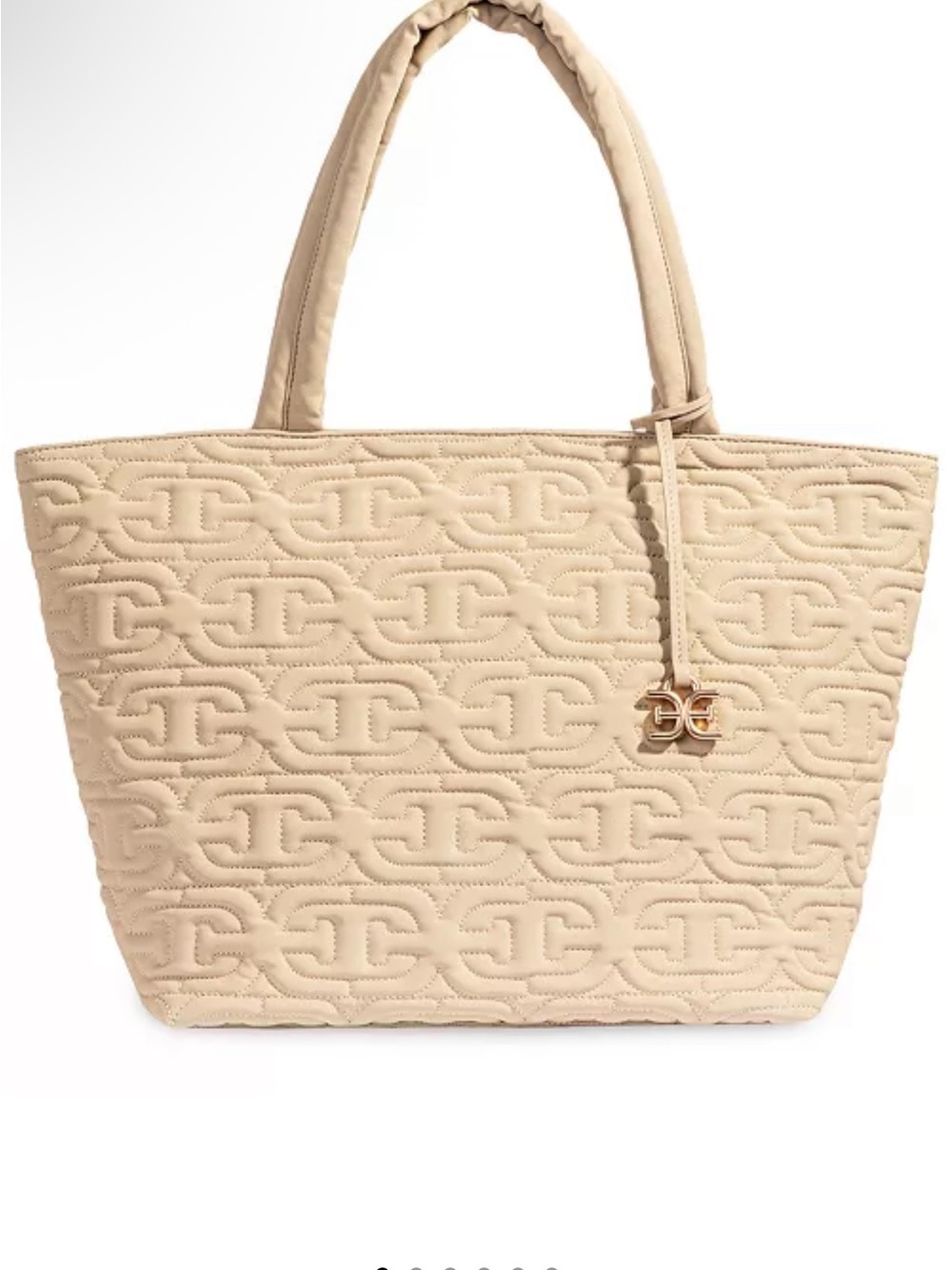 🆕 ‘Ethyl’ Zip-Top Extra-Large Tote Handbag - Light Tan